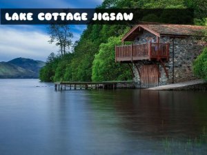 Lake Cottage Jigsaw Puzzle