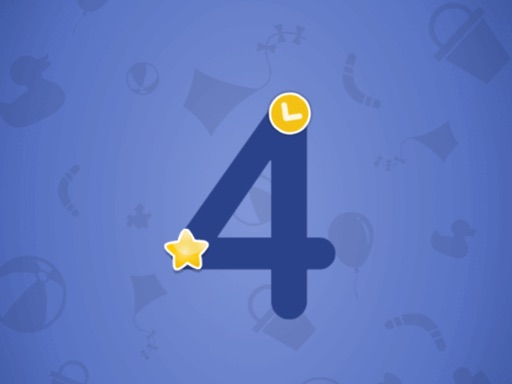 123 Tracing Numbers Learning Game