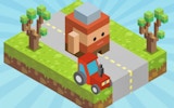 Blocky Road Runner: Endless Adventure Game