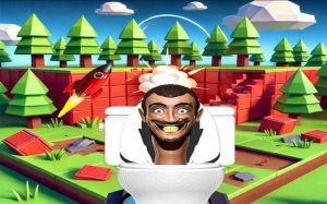 Skibidi Toilet Launcher Arcade Game