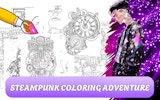 Steampunk Coloring Adventure: Relaxing Art Game Online