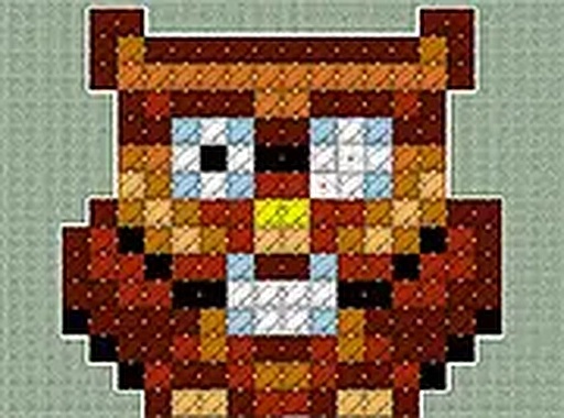 Numbered Grid Color Art